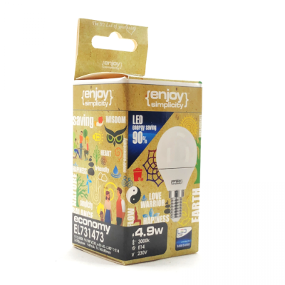 EL736470 | LED Ρ45|4.9W(>40W)Ε14|6500k|470lm|{enjoysimplicity}™ EL736470 | LED Ρ45|4.9W(>40W)Ε14|6500k|470lm|{enjoysimplicity}™