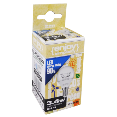EL732470 | LED Ρ45|5.4W(>40W)Ε14|2700k|470lm|διάφανη|{enjoysimplicity}™ EL732470 | LED Ρ45|5.4W(>40W)Ε14|2700k|470lm|διάφανη|{enjoysimplicity}™