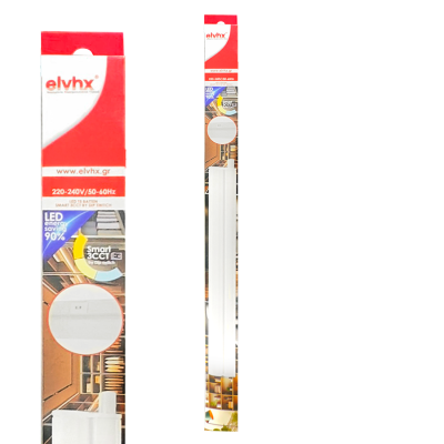 EL199411 | LED T5 Batten 4W|400lm|3CCT3000-4000-6500k by Dip switch|300x22.5xh36mm|{enjoysimplicity}™+cable 1mt+cable 15cm EL199411 | LED T5 Batten 4W|400lm|3CCT3000-4000-6500k by Dip switch|300x22.5xh36mm|{enjoysimplicity}™+cable 1mt+cable 15cm