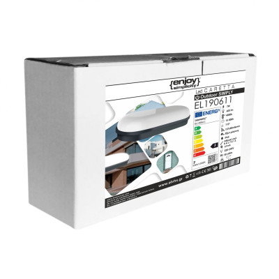 EL190612 | LED CΑRETTA™ 7W|IP65|6500k|600lm|157x80xh46mm|GREY RAL7016 {enjoysimplicity}™ EL190612 | LED CΑRETTA™ 7W|IP65|6500k|600lm|157x80xh46mm|GREY RAL7016 {enjoysimplicity}™