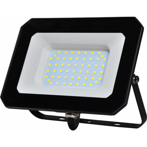 ELF10504 | LED 50W|4000k|4500lm FLOODLIGHT ALUM.110-240V~IP65 GLASScover|BLACK|{enjoysimplicity}™