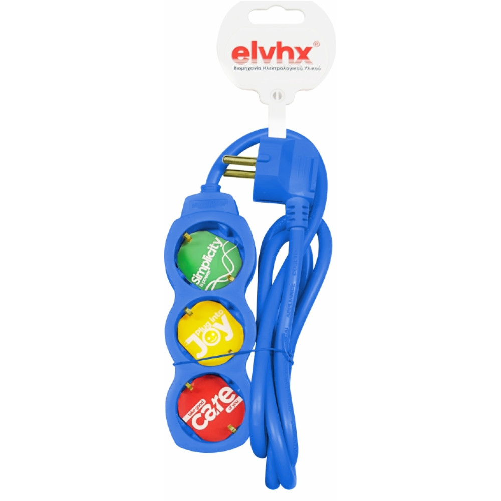 ELP10306 | ΠΟΛΥΠΡΙΖO 3Θ x16A +ΚΑΛ.1.5mt 3G 1.5mm² IP20 ΜΠΛΕ ELP10306 | ΠΟΛΥΠΡΙΖO 3Θ x16A +ΚΑΛ.1.5mt 3G 1.5mm² IP20 ΜΠΛΕ