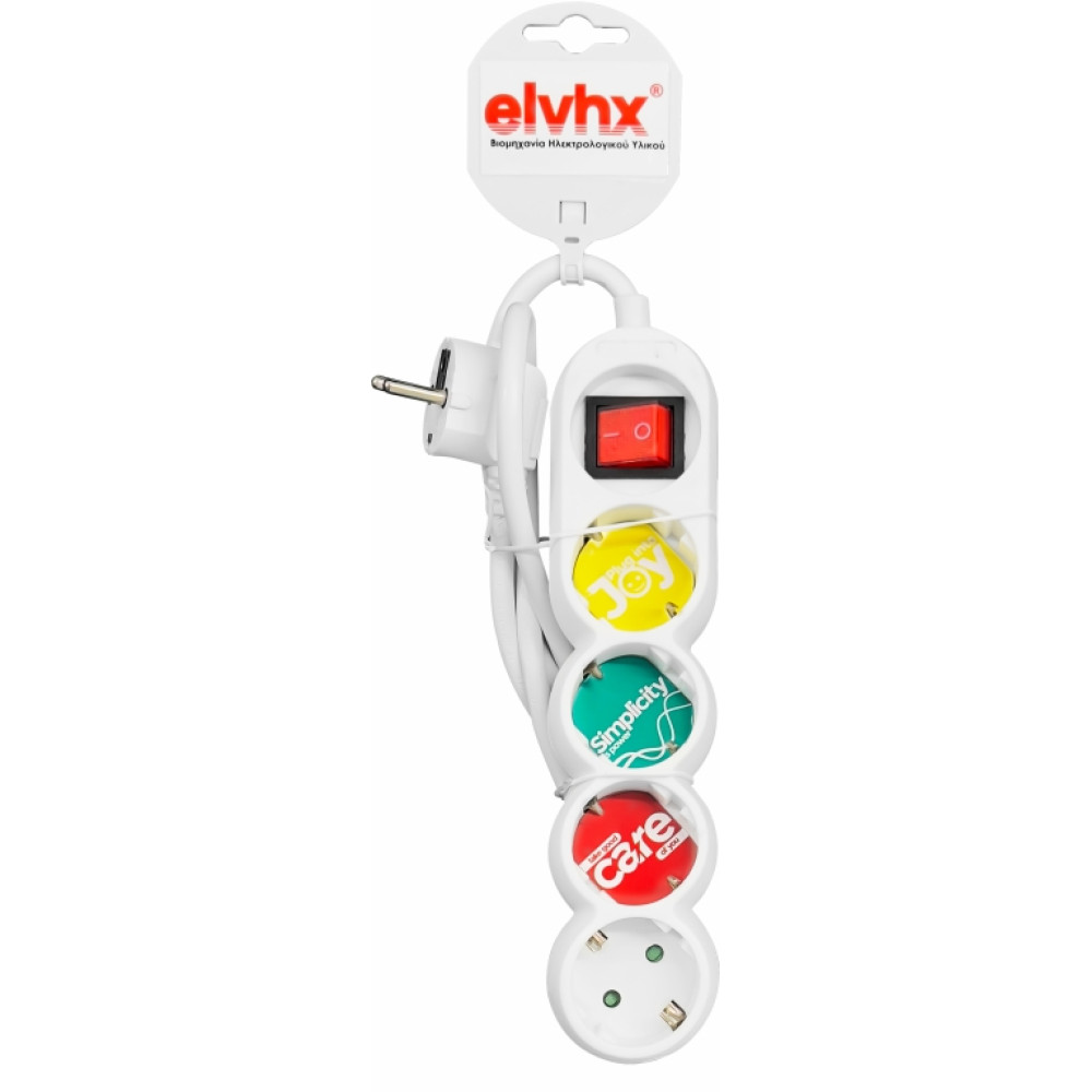 ELP11401 | ΠΟΛΥΠΡΙΖO 4Θ x16A +ΚΑΛ.1.4mt 3G 1.5mm² +ΔΙΑΚ. IP20 ΛΕΥΚΟ ELP11401 | ΠΟΛΥΠΡΙΖO 4Θ x16A +ΚΑΛ.1.4mt 3G 1.5mm² +ΔΙΑΚ. IP20 ΛΕΥΚΟ