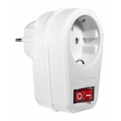 ELP32101 | ΑΝΤΑΠΤOΡΑΣ ΜΕ ΔΙΑΚ. SCHUKO → 1Θ SCHUKO max:3680W IP20 ΛΕΥΚΟ ELP32101 | ΑΝΤΑΠΤOΡΑΣ ΜΕ ΔΙΑΚ. SCHUKO → 1Θ SCHUKO max:3680W IP20 ΛΕΥΚΟ