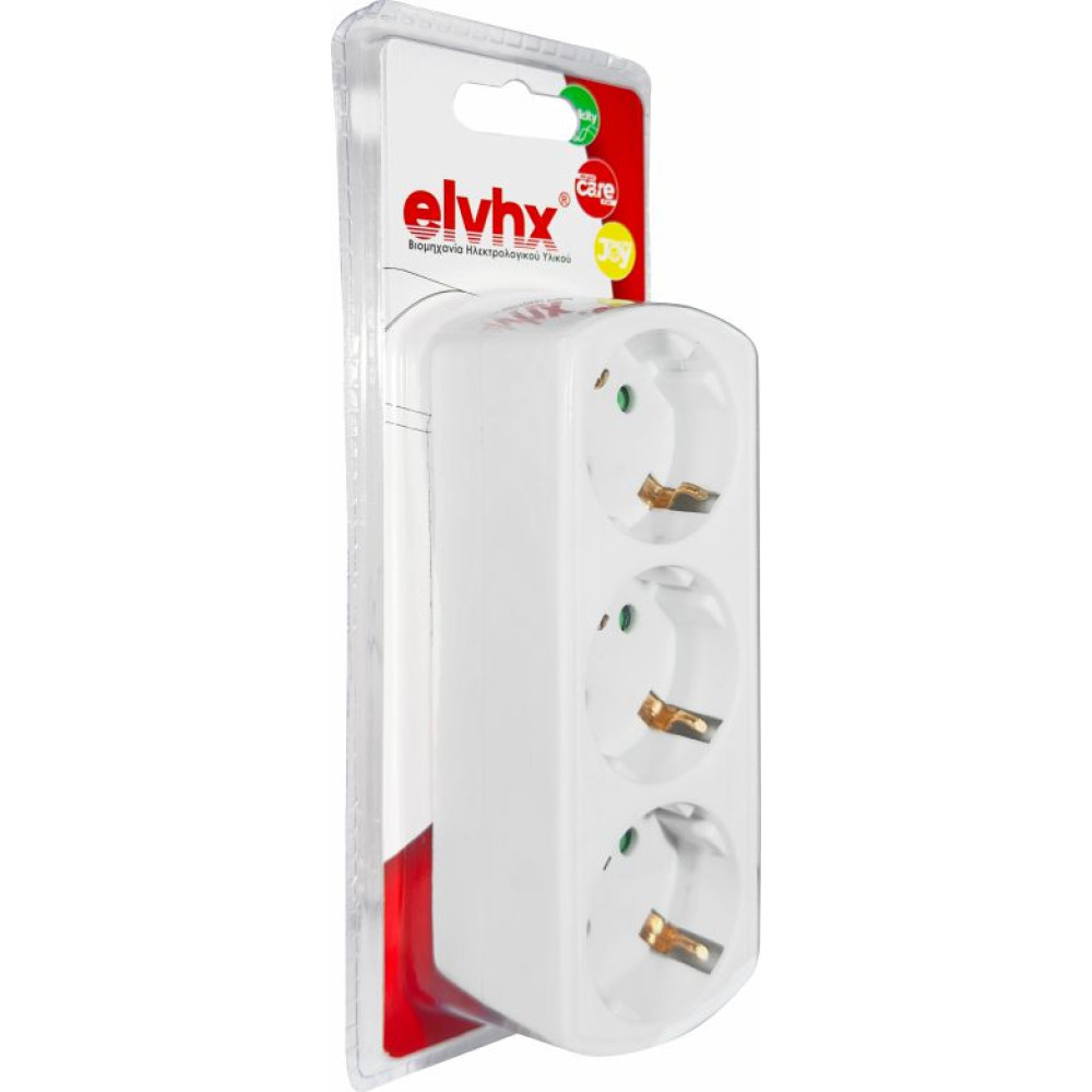 ELP35301 | ΑΝΤΑΠΤOΡΑΣ ΤΥΠΟΥ — SCHUKO → 3Θ SCHUKO max:3680W IP20 ΛΕΥΚΟ ELP35301 | ΑΝΤΑΠΤOΡΑΣ ΤΥΠΟΥ — SCHUKO → 3Θ SCHUKO max:3680W IP20 ΛΕΥΚΟ