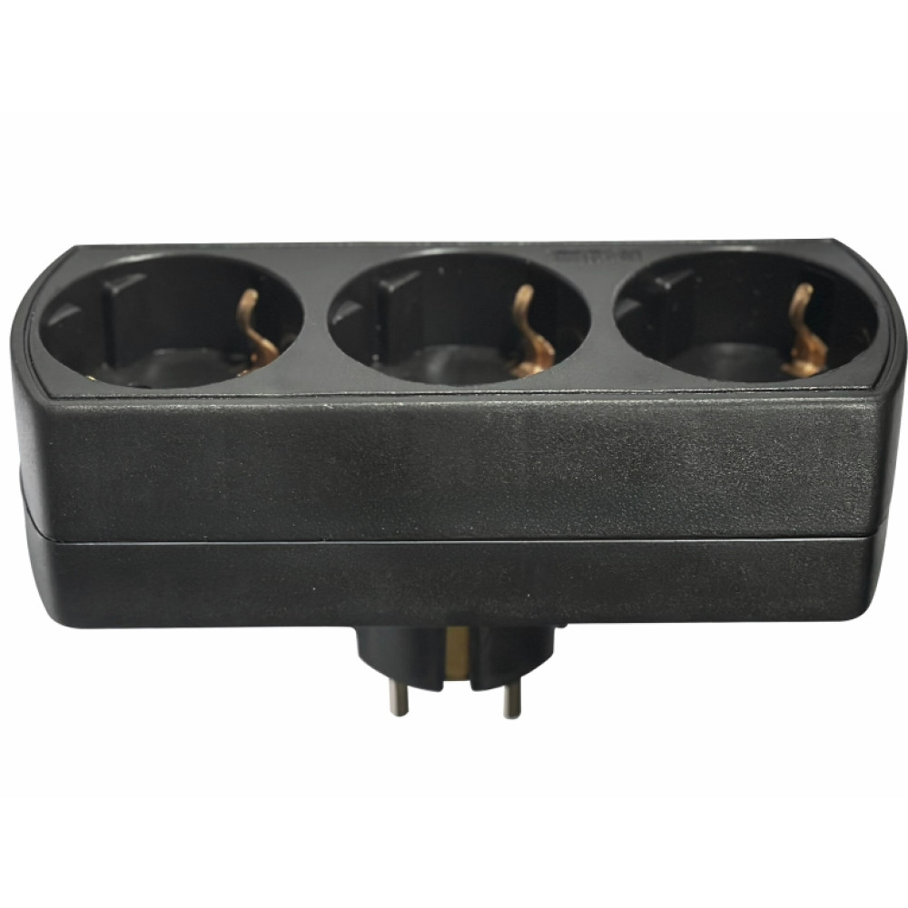 ELP35302 | ΑΝΤΑΠΤOΡΑΣ ΤΥΠΟΥ — SCHUKO → 3Θ SCHUKO max:3680W IP20 ΜΑΥΡΟ ELP35302 | ΑΝΤΑΠΤOΡΑΣ ΤΥΠΟΥ — SCHUKO → 3Θ SCHUKO max:3680W IP20 ΜΑΥΡΟ