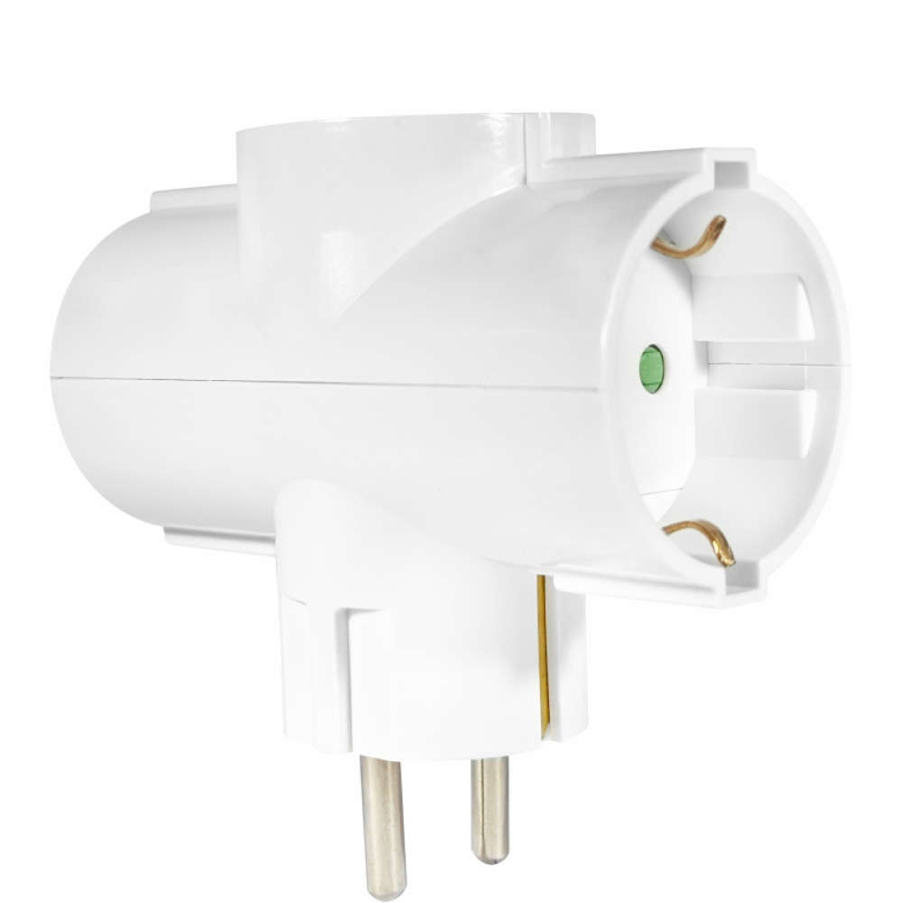ELP36301 | ΑΝΤΑΠΤOΡΑΣ ΤΥΠΟΥ + SCHUKO → 3Θ SCHUKO max:3680W IP20 ΛΕΥΚΟ ELP36301 | ΑΝΤΑΠΤOΡΑΣ ΤΥΠΟΥ + SCHUKO → 3Θ SCHUKO max:3680W IP20 ΛΕΥΚΟ