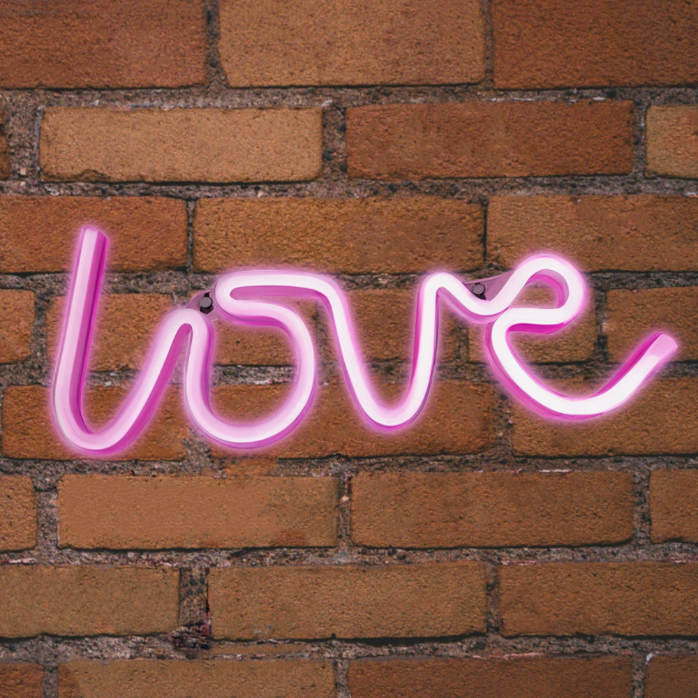 EL131001|NEON LED STRIPS LOVE neon|3*AA μπαταρία|4.5V|340x25x135|{enjoysimplicity}™ EL131001|NEON LED STRIPS LOVE neon|3*AA μπαταρία|4.5V|340x25x135|{enjoysimplicity}™
