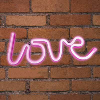 EL131001|NEON LED STRIPS LOVE neon|3*AA μπαταρία|4.5V|340x25x135|{enjoysimplicity}™ EL131001|NEON LED STRIPS LOVE neon|3*AA μπαταρία|4.5V|340x25x135|{enjoysimplicity}™