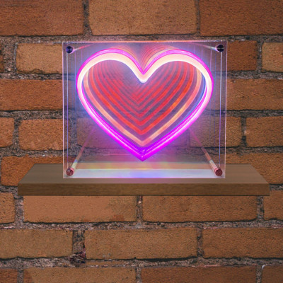 EL131211|NEON LED STRIPS HEART neon@transparent frame|USB ΚΑΛΩΔΙΟ 1mt|5V|300x50x200|{enjoysimplicity}™ EL131211|NEON LED STRIPS HEART neon@transparent frame|USB ΚΑΛΩΔΙΟ 1mt|5V|300x50x200|{enjoysimplicity}™