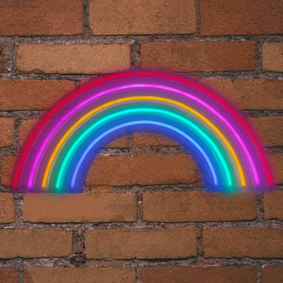 EL131314|NEON LED STRIPS RAINBOW neon@backboard|USB ΚΑΛΩΔΙΟ 1mt|5V|630x15x320|{enjoysimplicity}™ EL131314|NEON LED STRIPS RAINBOW neon@backboard|USB ΚΑΛΩΔΙΟ 1mt|5V|630x15x320|{enjoysimplicity}™
