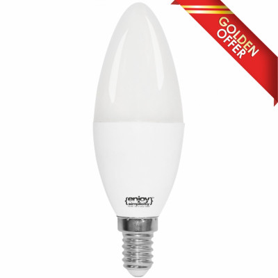 EL635074 | LED B35|7W(>60W)Ε14|4000k|800lm|enjoySimplicity™|Standard-Νέτο τιμή EL635074 | LED B35|7W(>60W)Ε14|4000k|800lm|enjoySimplicity™|Standard-Νέτο τιμή