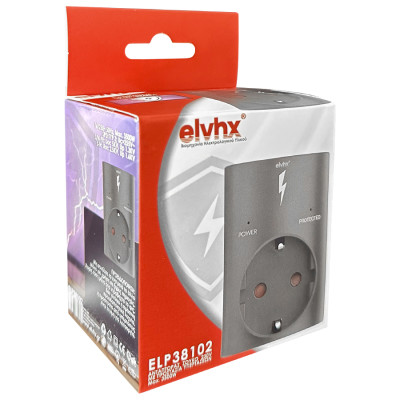 ELP38102 | ΑΝΤΑΠΤOΡ ΠΡΟΣΤΑΣΙΑΣ ΥΠΕΡΤΑΣΕΩΝmax3500W SCHUKO→1Θ SCHUKO IP20 ΜΑΥΡΟ ELP38102 | ΑΝΤΑΠΤOΡ ΠΡΟΣΤΑΣΙΑΣ ΥΠΕΡΤΑΣΕΩΝmax3500W SCHUKO→1Θ SCHUKO IP20 ΜΑΥΡΟ