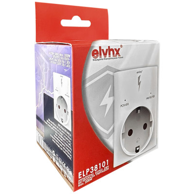 ELP38101 | ΑΝΤΑΠΤOΡ ΠΡΟΣΤΑΣΙΑΣ ΥΠΕΡΤΑΣΕΩΝmax3500W SCHUKO→1Θ SCHUKO IP20 ΛΕΥΚΟ ELP38101 | ΑΝΤΑΠΤOΡ ΠΡΟΣΤΑΣΙΑΣ ΥΠΕΡΤΑΣΕΩΝmax3500W SCHUKO→1Θ SCHUKO IP20 ΛΕΥΚΟ