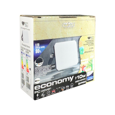 ELF20104 | LED PC OPALcover 10W|4000k|1100lm FLOODLIGHT ALUM.220-240~IP65|BLACK|{enjoysimplicity}™ ELF20104 | LED PC OPALcover 10W|4000k|1100lm FLOODLIGHT ALUM.220-240~IP65|BLACK|{enjoysimplicity}™