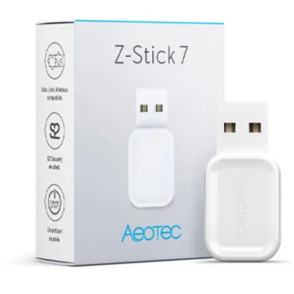 Z-Wave Hub Aeotec Z-Stick 7, Z-Wave Plus, works with Home Assistant, Raspberry Pi 4 - EAN1220000016545 Z-Wave Hub Aeotec Z-Stick 7, Z-Wave Plus, works with Home Assistant, Raspberry Pi 4 - EAN1220000016545