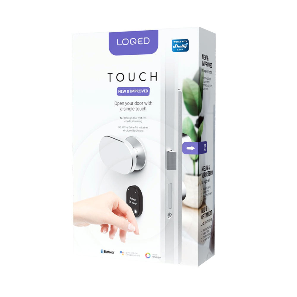LOQED Touch Smart Lock Silver Edition - EAN 8719326820101 LOQED Touch Smart Lock Silver Edition - EAN 8719326820101