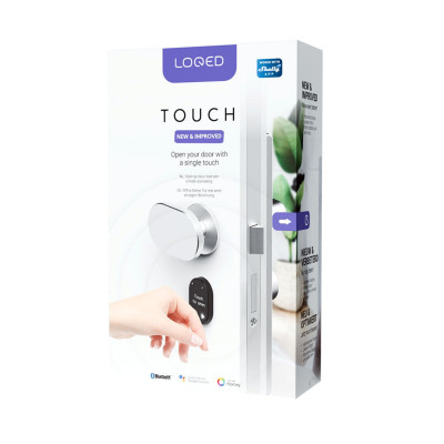 LOQED Touch Smart Lock Silver Edition - EAN 8719326820101 LOQED Touch Smart Lock Silver Edition - EAN 8719326820101