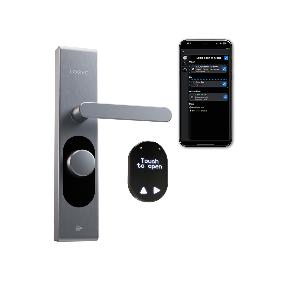 LOQED Touch Smart Lock Silver Edition - EAN 8719326820101