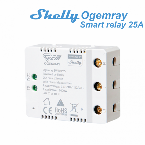 Ogemray Smart relay 25A - EAN 3800238070885