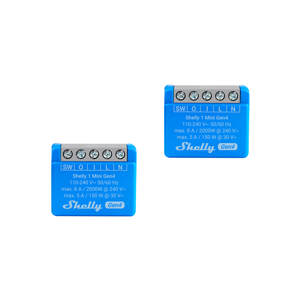 Shelly 1 Mini Gen4 2-pack - EAN 3800238070793