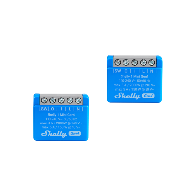 Shelly 1 Mini Gen4 2-pack - EAN 3800238070793