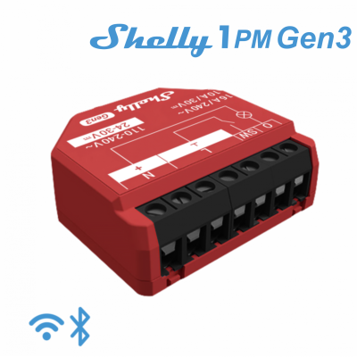 Shelly 1PM Gen3 - EAN 3800235261798 Shelly 1PM Gen3 - EAN 3800235261798