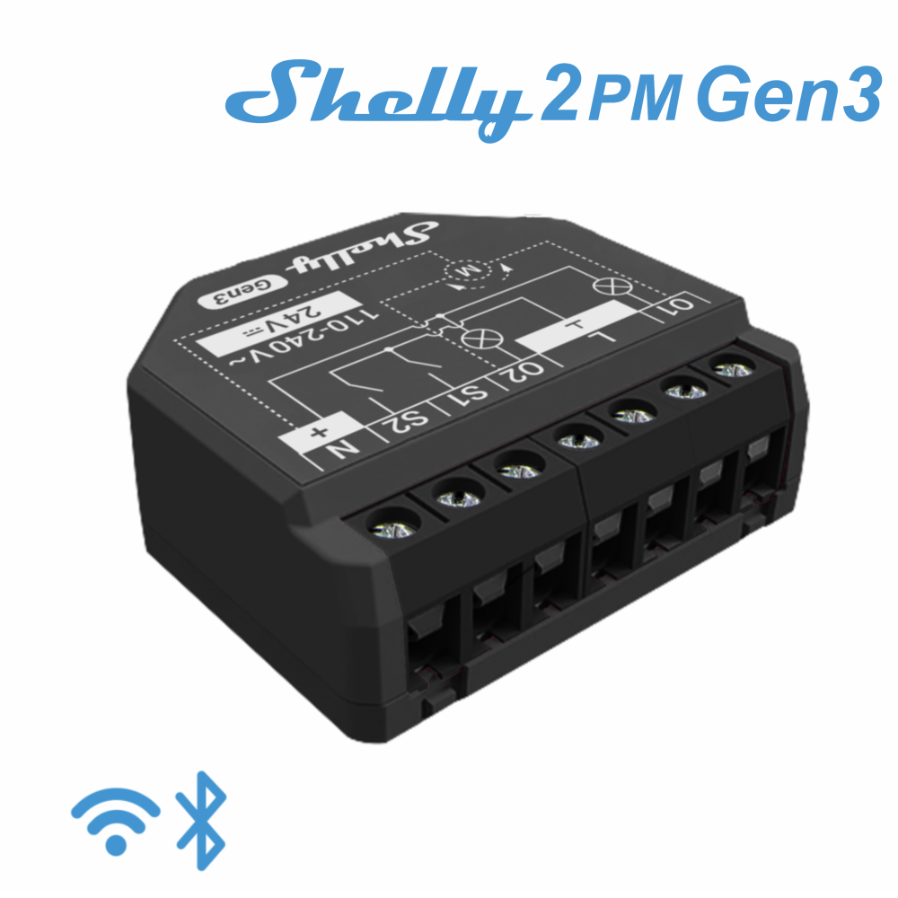 Shelly 2PM Gen3 - EAN 3800235261903 Shelly 2PM Gen3 - EAN 3800235261903