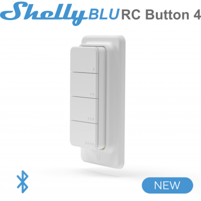 Shelly BLU RC Button 4 - EAN 3800235268308 Shelly BLU RC Button 4 - EAN 3800235268308