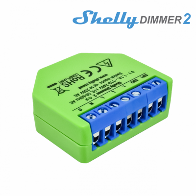 Shelly dimmer2 - EAN 3800235262184 Shelly dimmer2 - EAN 3800235262184