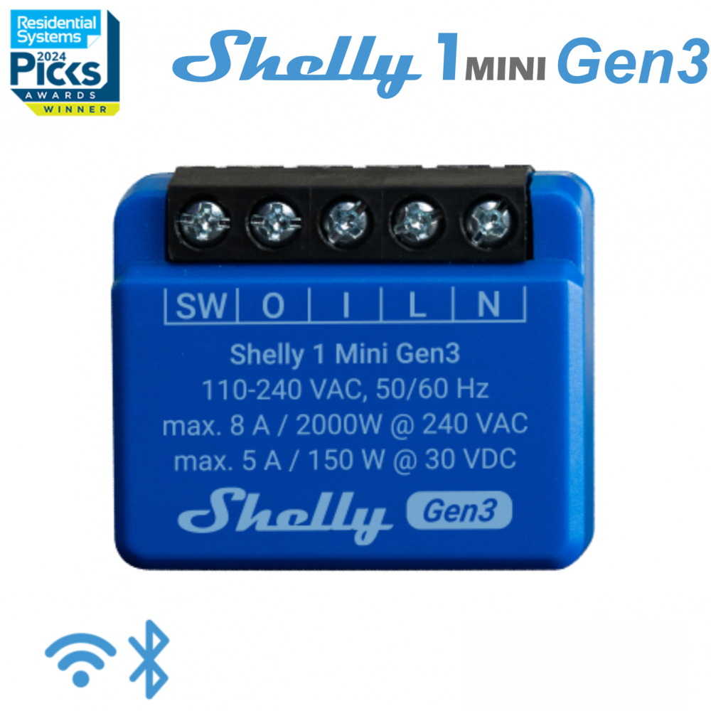 Shelly 1 Mini Gen 3 - EAN 3800235261576 Shelly 1 Mini Gen 3 - EAN 3800235261576
