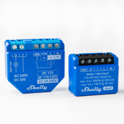 Shelly 1 Mini Gen 3 x5 Bundle
