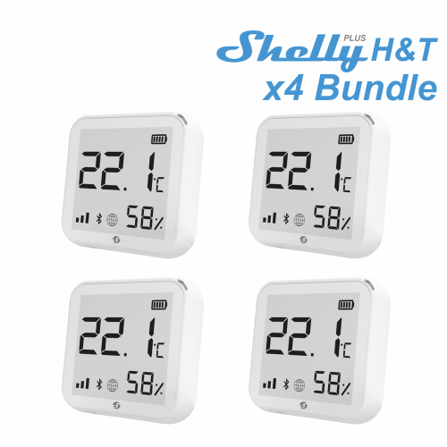 Shelly Plus H&T x4 Bundle