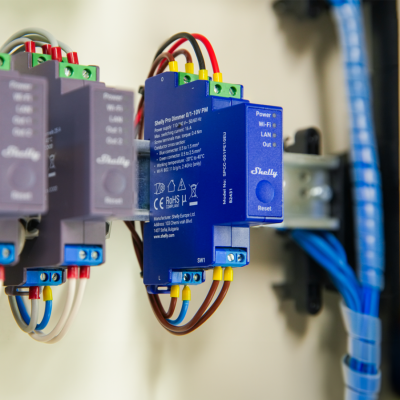 Shelly Pro Dimmer 0/1-10V PM - EAN 3800235268209 Shelly Pro Dimmer 0/1-10V PM - EAN 3800235268209