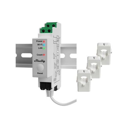Shelly Pro 3EM 120A (+3clampsx120A) - EAN 3800235268100