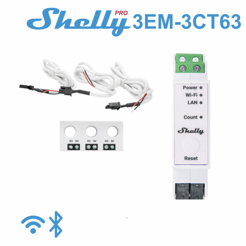 Shelly Pro 3EM-3CT63 - EAN 3800235268193