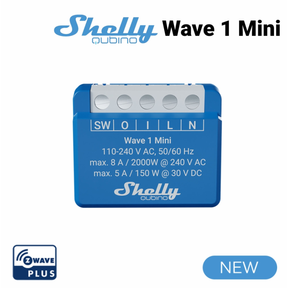 Shelly Qubino Wave 1 Mini - EAN 3800235269138 Shelly Qubino Wave 1 Mini - EAN 3800235269138