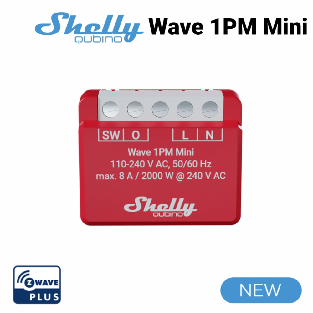 Shelly Qubino Wave 1PM Mini - EAN 3800235269145 Shelly Qubino Wave 1PM Mini - EAN 3800235269145