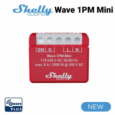 Shelly Qubino Wave 1PM Mini - EAN 3800235269145 Shelly Qubino Wave 1PM Mini - EAN 3800235269145
