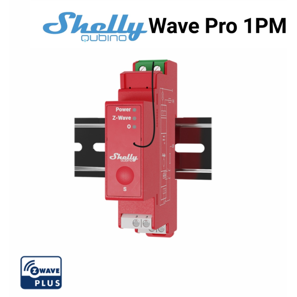 Shelly Qubino Wave Pro 1PM - EAN 3800235269107 Shelly Qubino Wave Pro 1PM - EAN 3800235269107