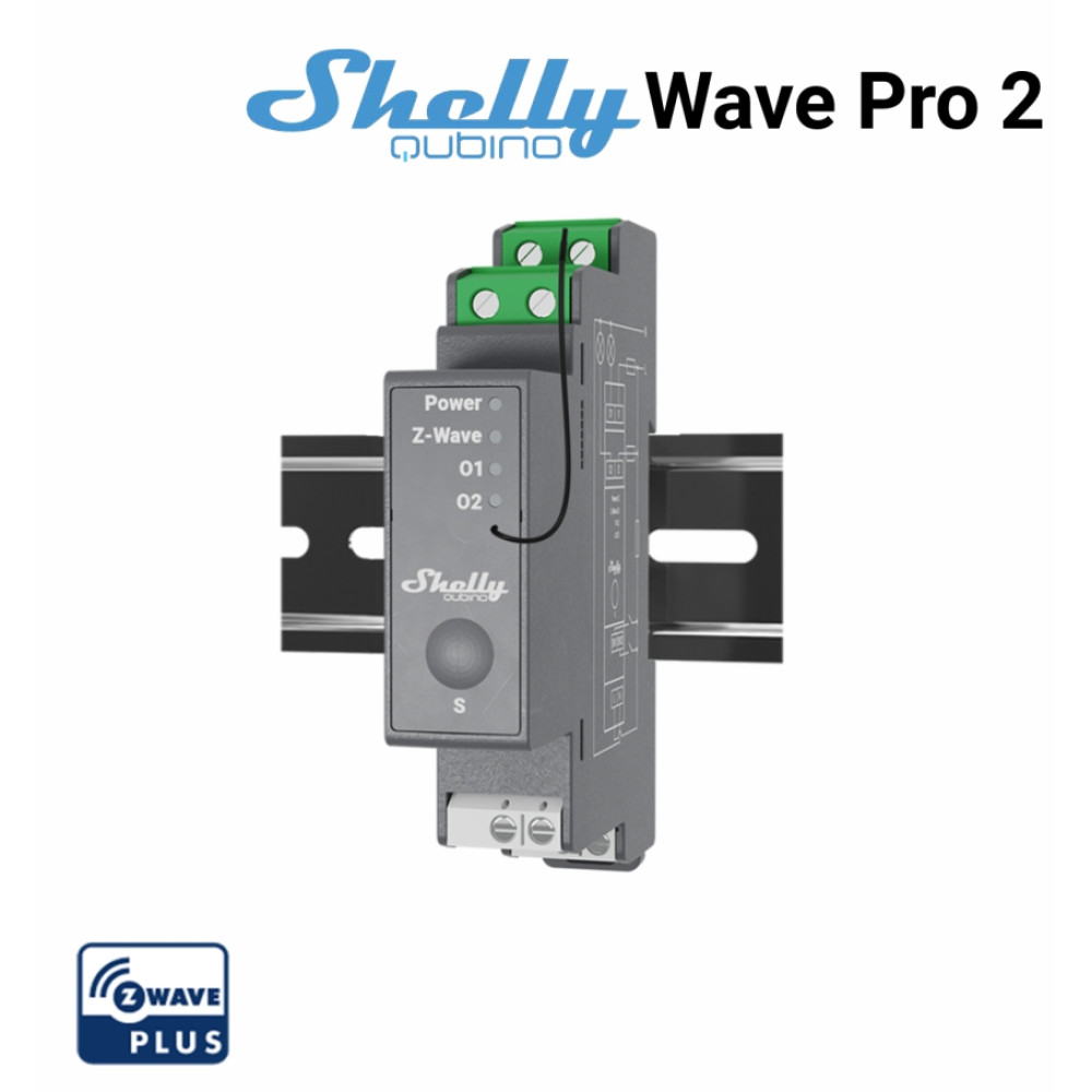 Shelly Qubino Wave PRO 2 - EAN 3800235269114 Shelly Qubino Wave PRO 2 - EAN 3800235269114