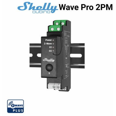 Shelly Qubino Wave PRO 2PM - EAN 3800235269121 Shelly Qubino Wave PRO 2PM - EAN 3800235269121