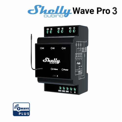 Shelly Wave PRO 3 - EAN 3800235269336