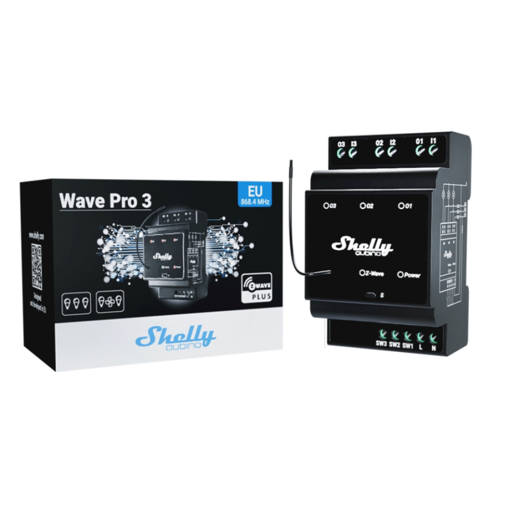 Shelly Wave PRO 3 - EAN 3800235269336