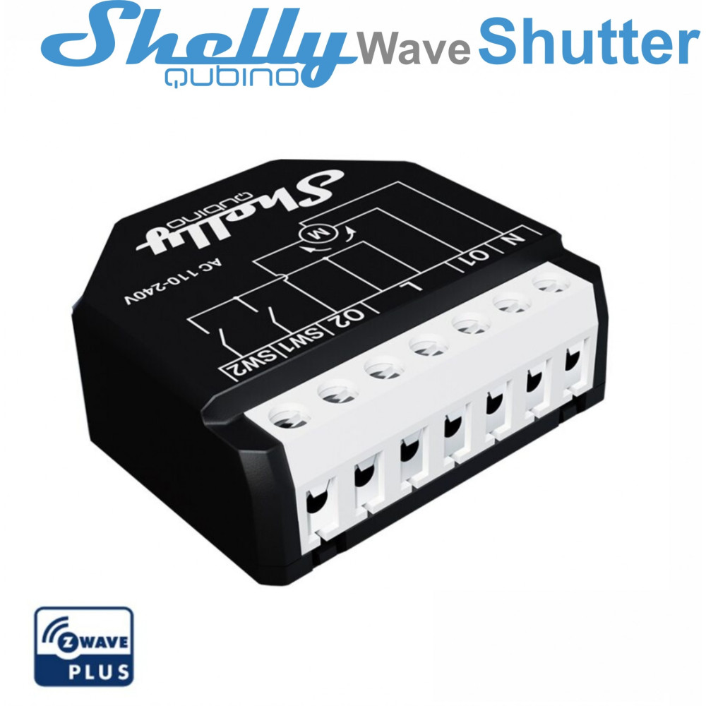 Shelly Qubino Wave Shutter - EAN 3800235269008 Shelly Qubino Wave Shutter - EAN 3800235269008