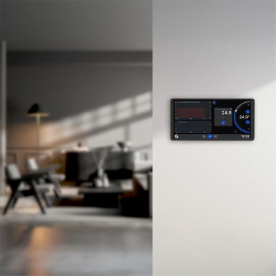 Shelly Wall Display X2 Silver - EAN 3800238072308