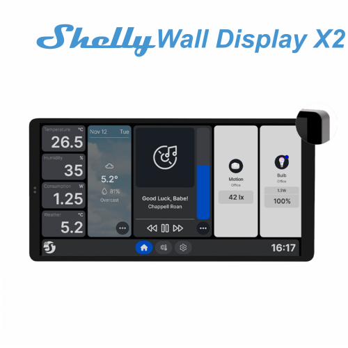 Shelly Wall Display X2 Silver - EAN 3800238072308