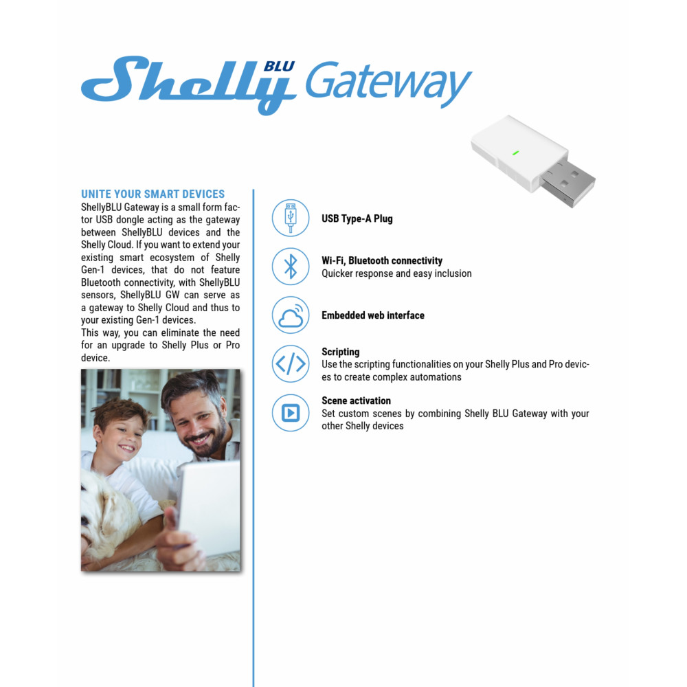 Shelly Blu Gateway - EAN 3800235266656 Shelly Blu Gateway - EAN 3800235266656
