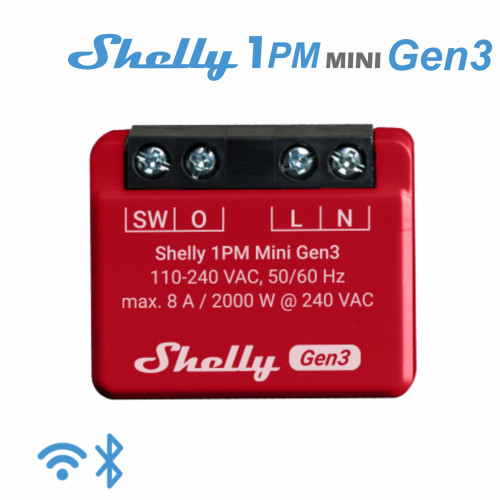 Shelly 1PM Mini Gen3 - EAN 3800235261590