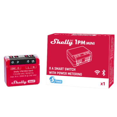 Shelly 1PM Mini Gen3 - EAN 3800235261590